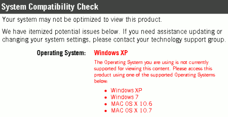 System Compatibility Check